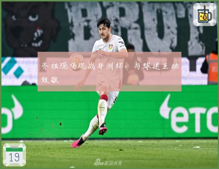 齐祖现场观战非洲杯，与球迷互动致敬